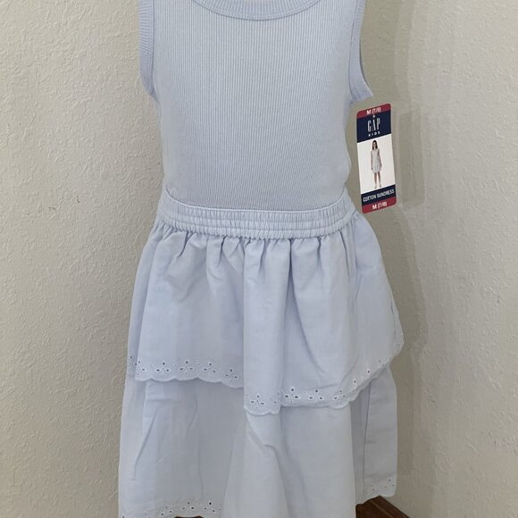 GAP Other - Gap Girl's Light Blue Cotton Sundress M (7/8)